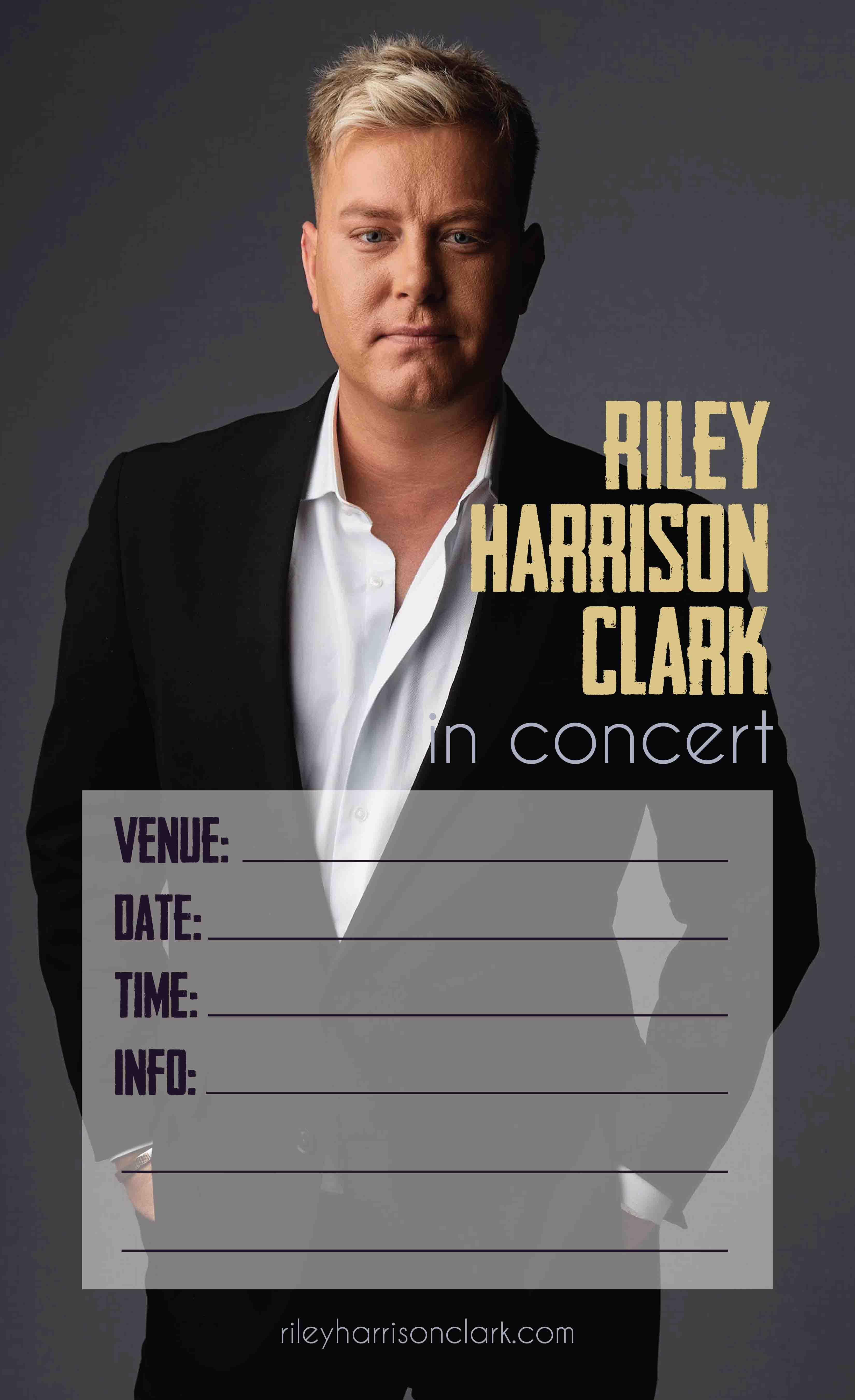 Riley Harrison Clark | Concert Poster